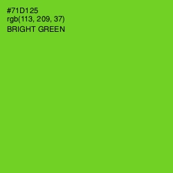 #71D125 - Bright Green Color Image