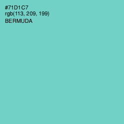 #71D1C7 - Bermuda Color Image