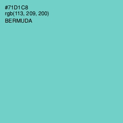 #71D1C8 - Bermuda Color Image