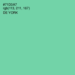 #71D3A7 - De York Color Image
