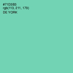 #71D3B3 - De York Color Image