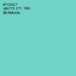 #71D3C7 - Bermuda Color Image