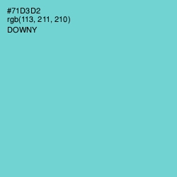 #71D3D2 - Downy Color Image