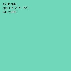 #71D7BB - De York Color Image