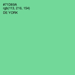 #71D89A - De York Color Image