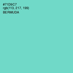 #71D9C7 - Bermuda Color Image