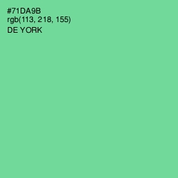 #71DA9B - De York Color Image