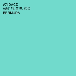 #71DACD - Bermuda Color Image