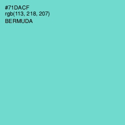 #71DACF - Bermuda Color Image