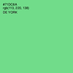 #71DC8A - De York Color Image