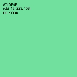 #71DF9E - De York Color Image