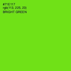 #71E117 - Bright Green Color Image