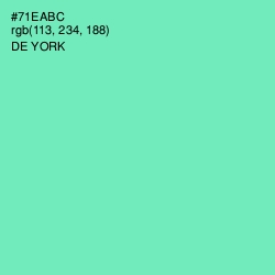 #71EABC - De York Color Image