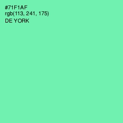 #71F1AF - De York Color Image