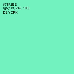 #71F2BE - De York Color Image
