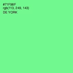 #71F98F - De York Color Image