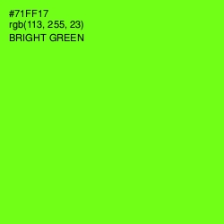 #71FF17 - Bright Green Color Image