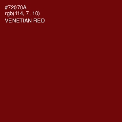 #72070A - Venetian Red Color Image