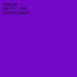 #7207C8 - Purple Heart Color Image