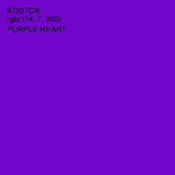 #7207CB - Purple Heart Color Image