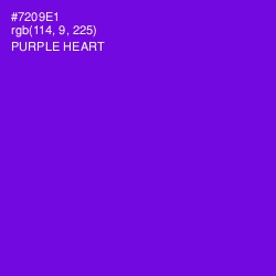 #7209E1 - Purple Heart Color Image