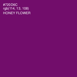 #720D6C - Honey Flower Color Image