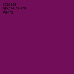 #720E59 - Pompadour Color Image