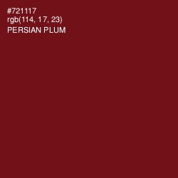 #721117 - Persian Plum Color Image