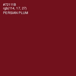 #72111B - Persian Plum Color Image