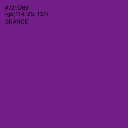 #721D89 - Seance Color Image
