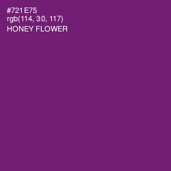 #721E75 - Honey Flower Color Image