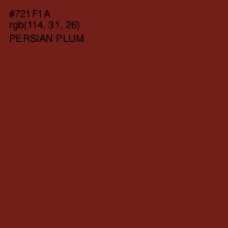 #721F1A - Persian Plum Color Image