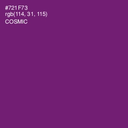 #721F73 - Cosmic Color Image