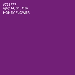 #721F77 - Honey Flower Color Image