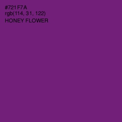 #721F7A - Honey Flower Color Image