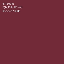 #722A39 - Buccaneer Color Image