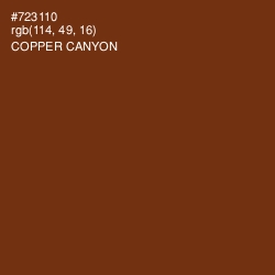 #723110 - Copper Canyon Color Image