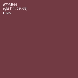 #723B44 - Finn Color Image
