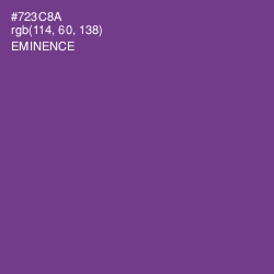 #723C8A - Eminence Color Image