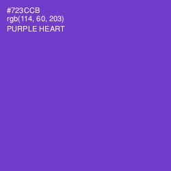 #723CCB - Purple Heart Color Image
