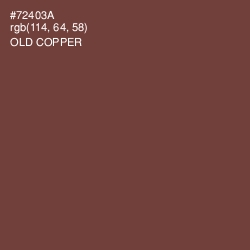 #72403A - Old Copper Color Image