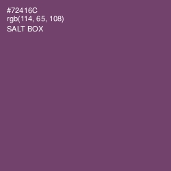 #72416C - Salt Box Color Image