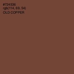 #724536 - Old Copper Color Image