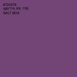 #724576 - Salt Box Color Image