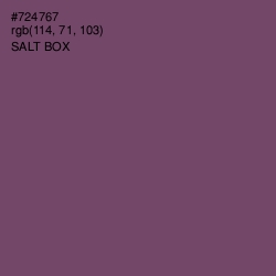 #724767 - Salt Box Color Image