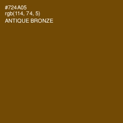 #724A05 - Antique Bronze Color Image