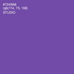 #724BA8 - Studio Color Image