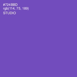 #724BBD - Studio Color Image