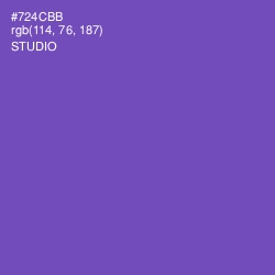 #724CBB - Studio Color Image