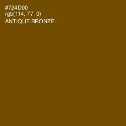#724D00 - Antique Bronze Color Image